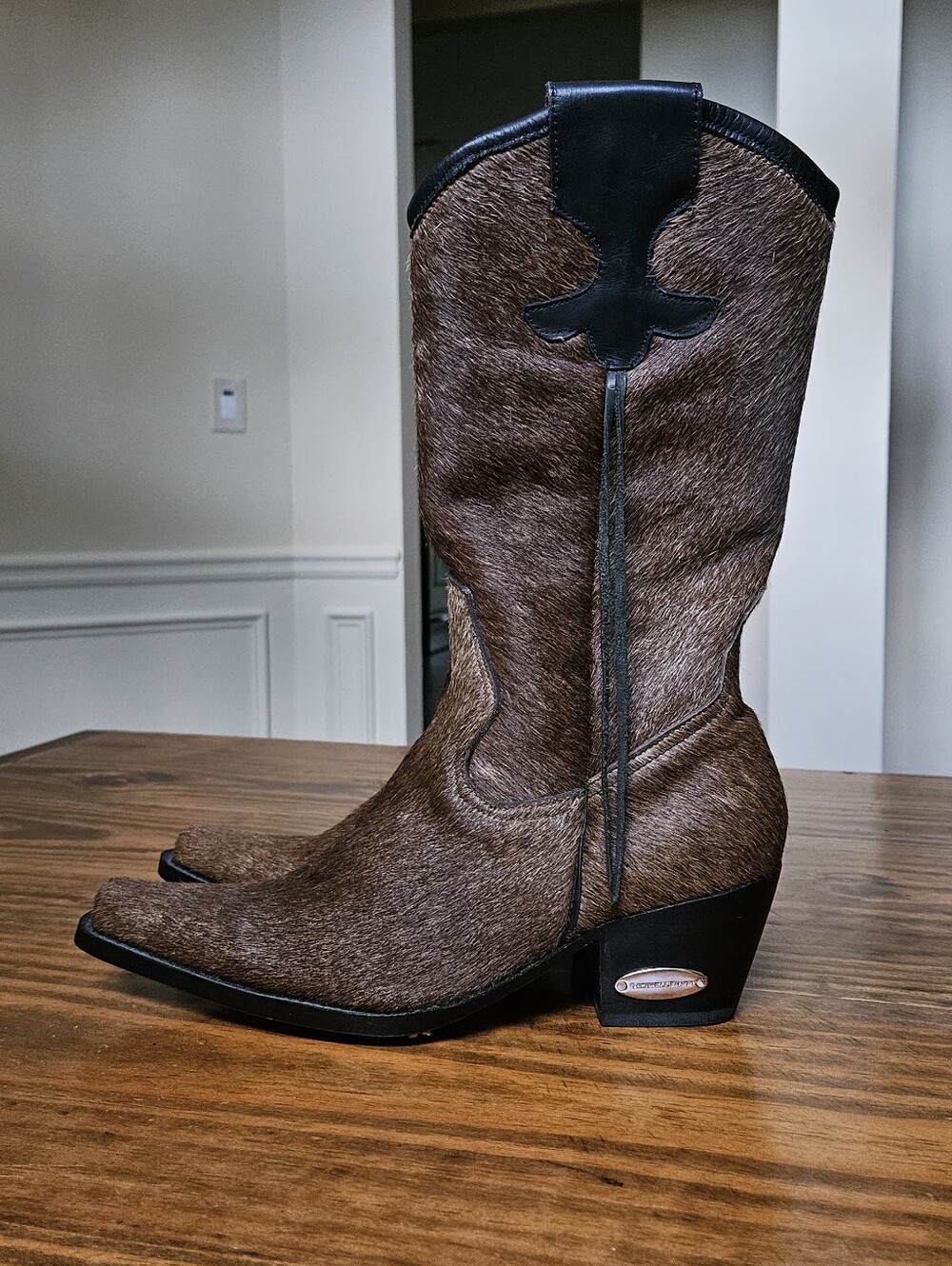 Rockwell Tharp Cowhair/Pony Hair Boots